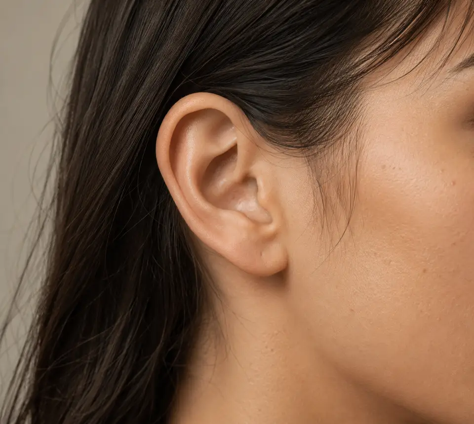 A customer's profile before the virtual try-on